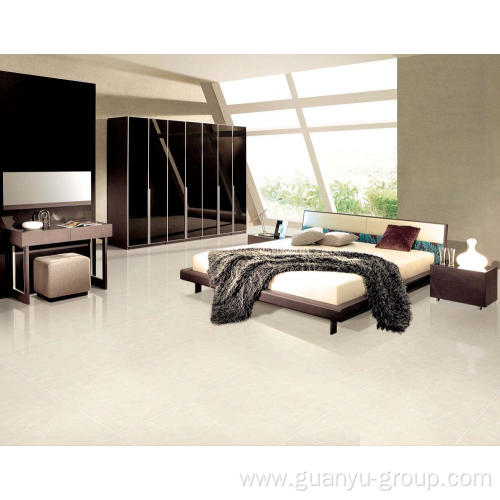 Soluble Salt Ivory White Polished Porcelain Tile